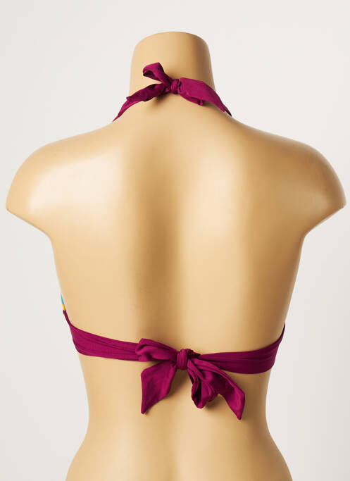 Haut de maillot de bain rouge LOU pour femme