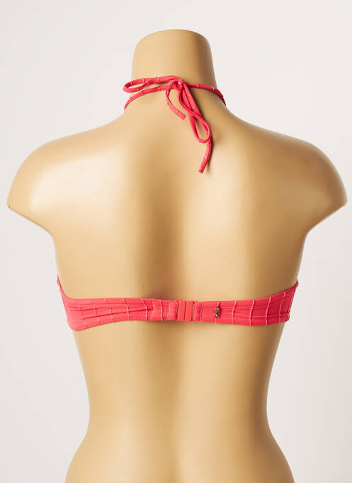 Haut de maillot de bain rose LOU pour femme