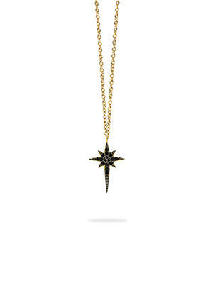 Collier noir MYA-BAY pour femme