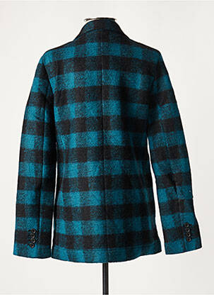 Manteau court sans capuche sans capuche bleu APRIL 77 femme