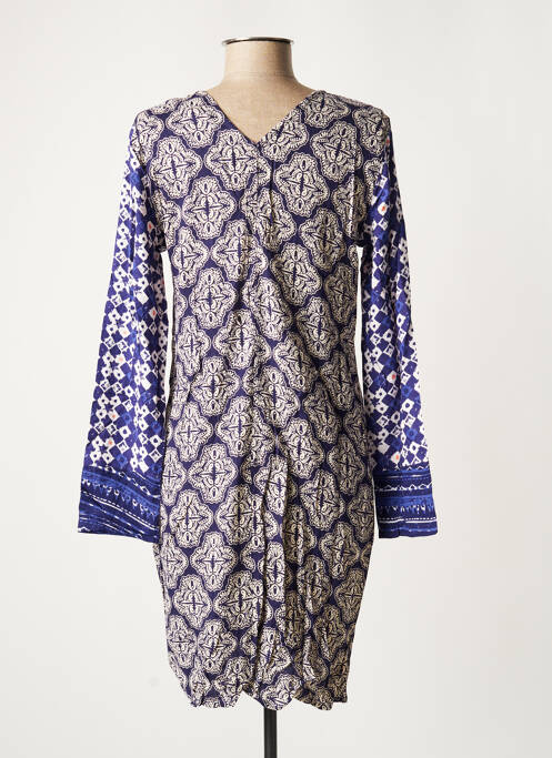 Robe mi-longue bleu LA FIANCEE DU MEKONG pour femme