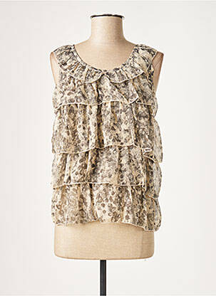 Top beige VILA pour femme