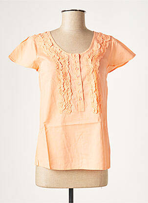 T-shirt orange VILA pour femme