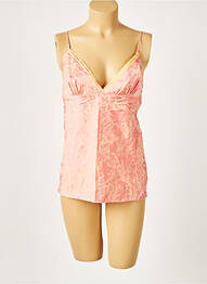 Pyjama col v rose VANITY FAIR femme