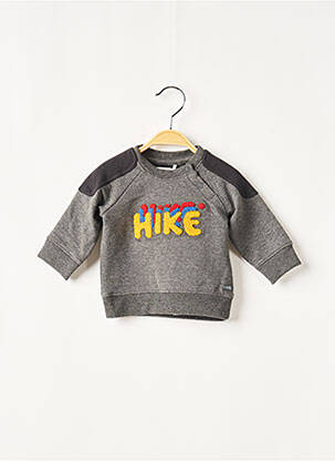 Sweat-shirt stretch manches longues gris IKKS garçon