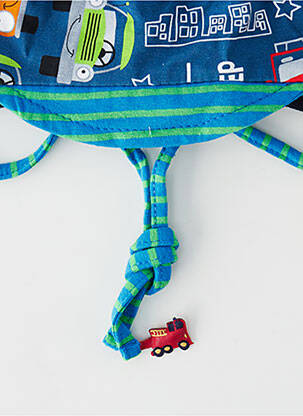 Bonnet imprimé fantaisie bleu MAXIMO garçon