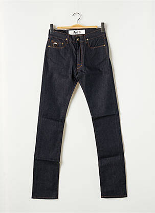 Jeans coupe droite broderie rivets taille normale bleu APRIL 77 femme