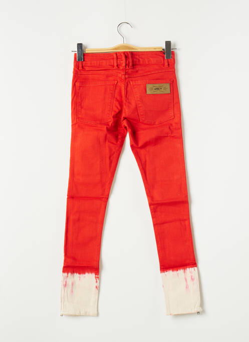 Jeans coupe slim rouge APRIL 77 pour femme