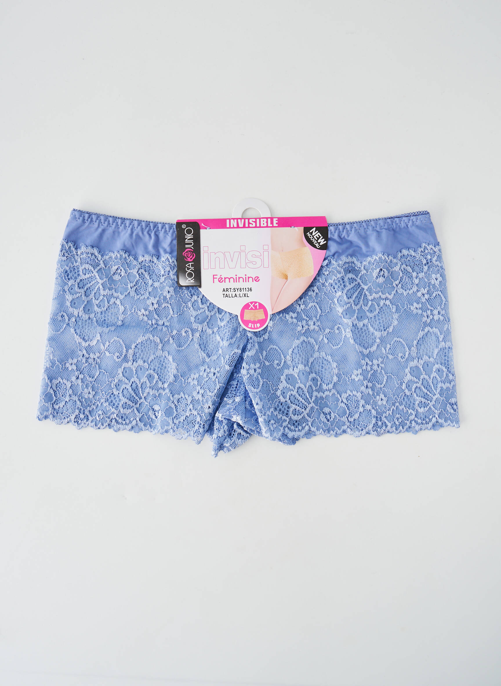 Rosa Junio Shorties Femme De Couleur Bleu 1905598-bleu00 - Modz