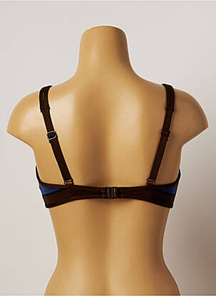 Haut de maillot de bain haut soutien-gorge moulé haut soutien-gorge moulé marron BELCOR femme