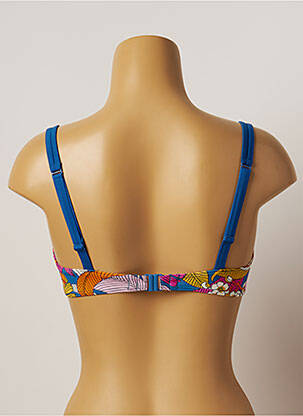 Haut de maillot de bain haut soutien-gorge moulé haut soutien-gorge moulé bleu BELCOR femme
