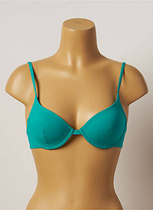 Haut de maillot de bain haut soutien-gorge moulé haut soutien-gorge moulé vert VANITY FAIR femme