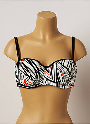 Haut de maillot de bain haut soutien-gorge moulé haut soutien-gorge moulé blanc BELCOR femme