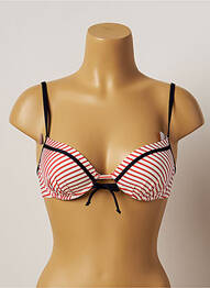 Haut de maillot de bain haut soutien-gorge moulé haut soutien-gorge moulé rouge VARIANCE femme