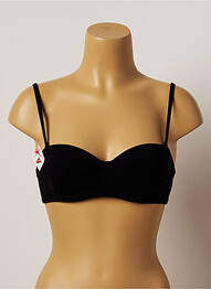 Haut de maillot de bain haut soutien-gorge moulé haut soutien-gorge moulé noir LOU femme