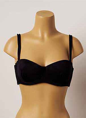 Haut de maillot de bain haut soutien-gorge moulé haut soutien-gorge moulé noir BELCOR femme