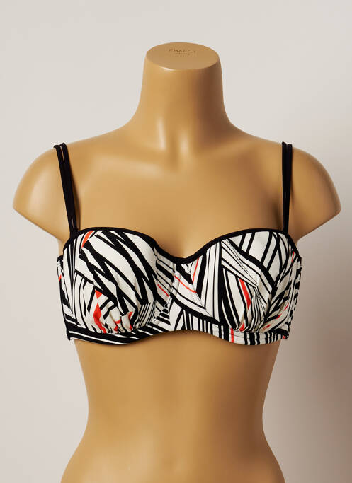 Haut de maillot de bain haut soutien-gorge moulé haut soutien-gorge moulé blanc BELCOR femme