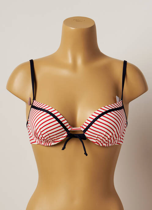 Haut de maillot de bain haut soutien-gorge moulé haut soutien-gorge moulé rouge VARIANCE femme