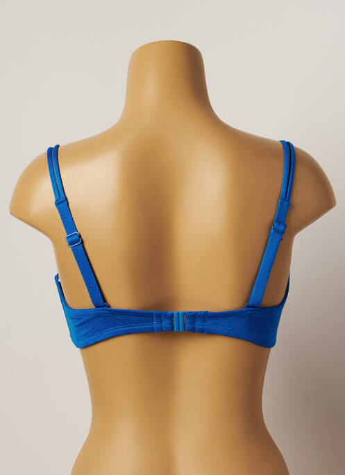 Haut de maillot de bain haut soutien-gorge moulé haut soutien-gorge moulé bleu BELCOR femme