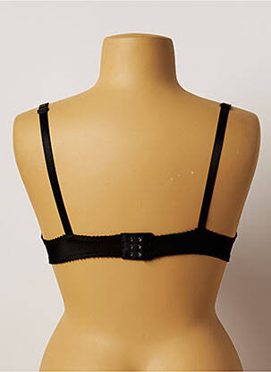 Soutien-gorge tissage dentelle haut soutien-gorge emboitant noir HANA femme