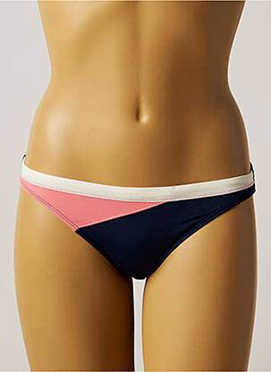 Bas de maillot de bain imprimé fantaisie culotte bleu VARIANCE femme