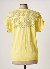 T-shirt jaune PRINCESSE NOMADE pour femme seconde vue