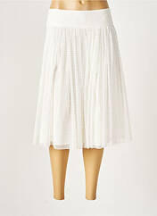 Jupe mi-longue blanc MYRINE ANTWERP pour femme seconde vue