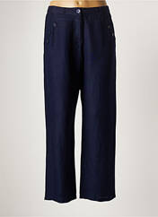Pantalon droit bleu THALASSA pour femme seconde vue