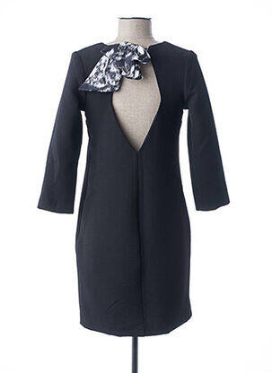 Robe courte manches 3/4 manches 3/4 noir RYUJEE femme