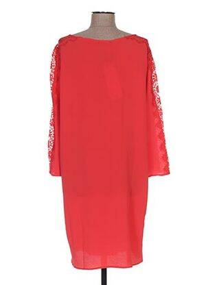 Robe mi-longue manches 3/4 manches 3/4 rouge BEST MOUNTAIN femme