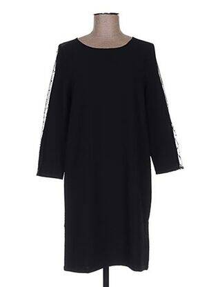 Robe courte manches 3/4 manches 3/4 noir BEST MOUNTAIN femme