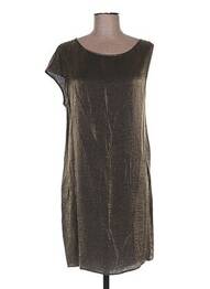 Robe courte sans manche sans manche vert SISLEY femme