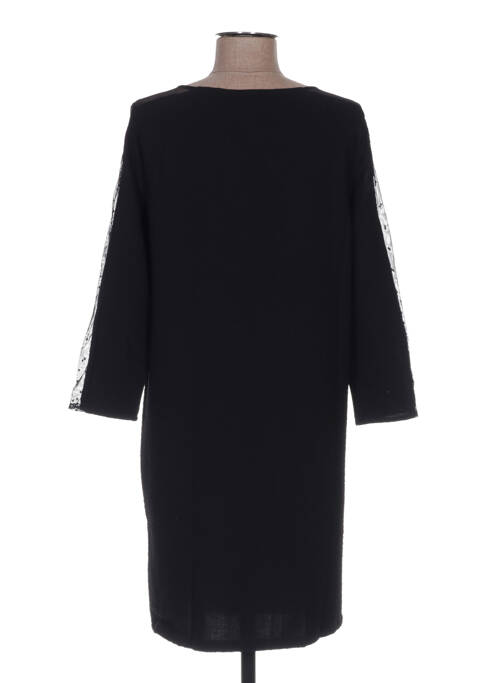 Robe courte manches 3/4 manches 3/4 noir BEST MOUNTAIN femme