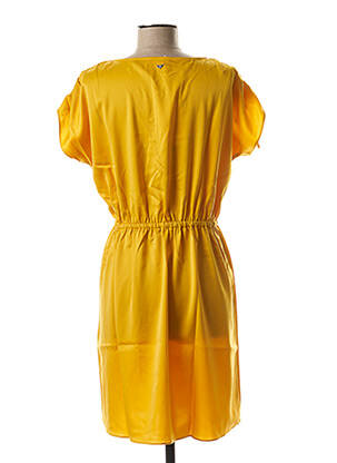 Robe mi-longue jaune LES P'TITES BOMBES femme