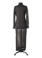 Robe pull noir SISLEY pour femme seconde vue
