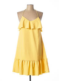Robe mi-longue jaune LES P'TITES BOMBES femme