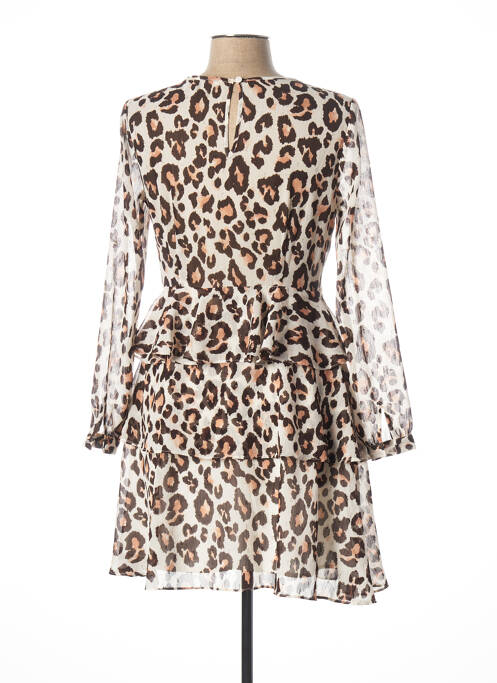 Robe courte marron LES P'TITES BOMBES pour femme