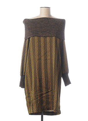 Robe mi-longue vert SISLEY femme