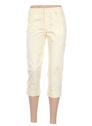 Pantacourt jaune YOULINE femme