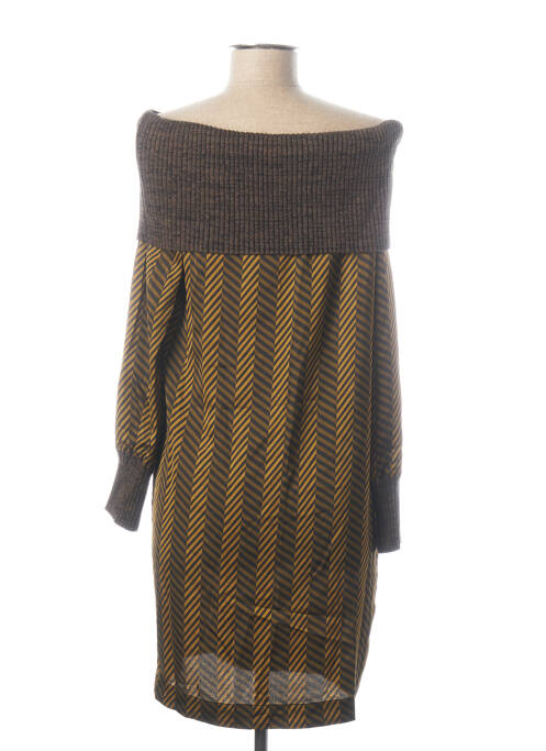 Robe mi-longue vert SISLEY pour femme