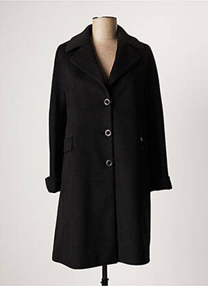 Manteau long noir AMELIE & AMELIE pour femme
