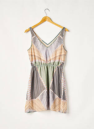 Robe courte sans manche sans manche gris QUIKSILVER femme