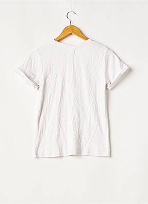 T-shirt sérigraphie manches courtes blanc SONGE LAB femme
