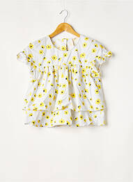 Blouse manches courtes manches courtes jaune ZARA femme