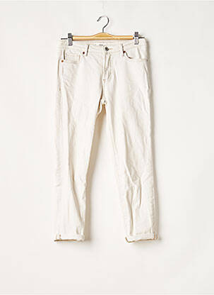 Jeans coupe slim slim taille normale blanc MANGO femme