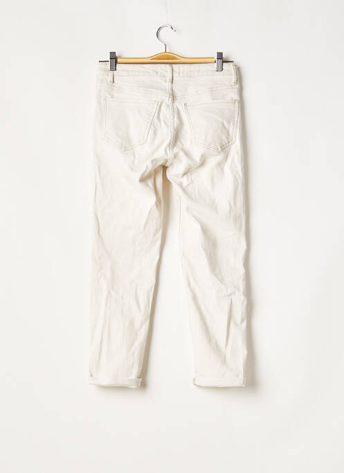 Jeans coupe slim blanc MANGO pour femme