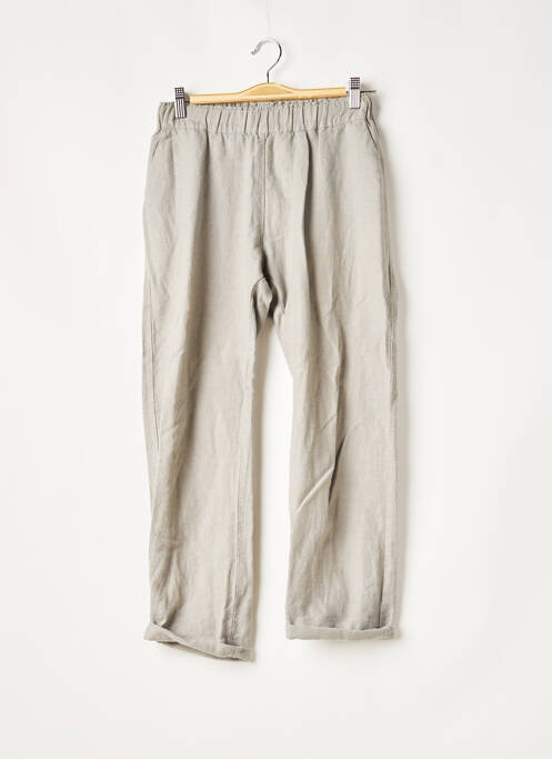 Pantalon droit gris MOYOCO pour femme