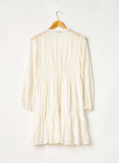 Robe courte beige SUNCOO pour femme