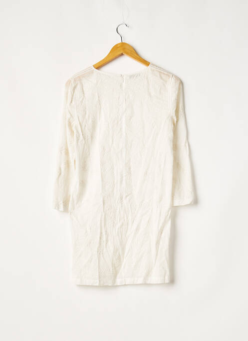 Robe courte blanc LES PETITES... pour femme