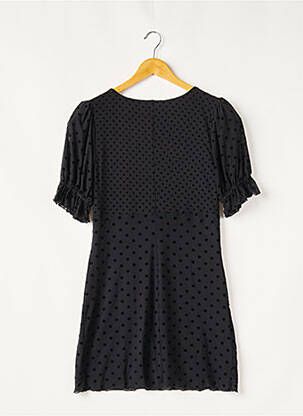 Robe courte manches courtes manches courtes noir TULAROSA femme